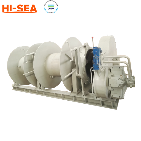 Hydraulic Double Drum  Winch